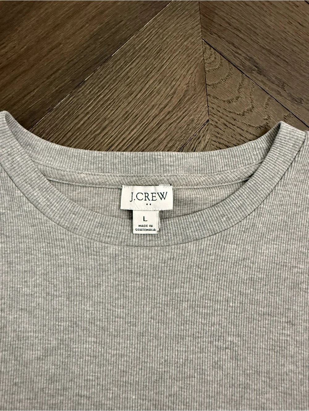 J. Crew Gray Short Sleeve Tee